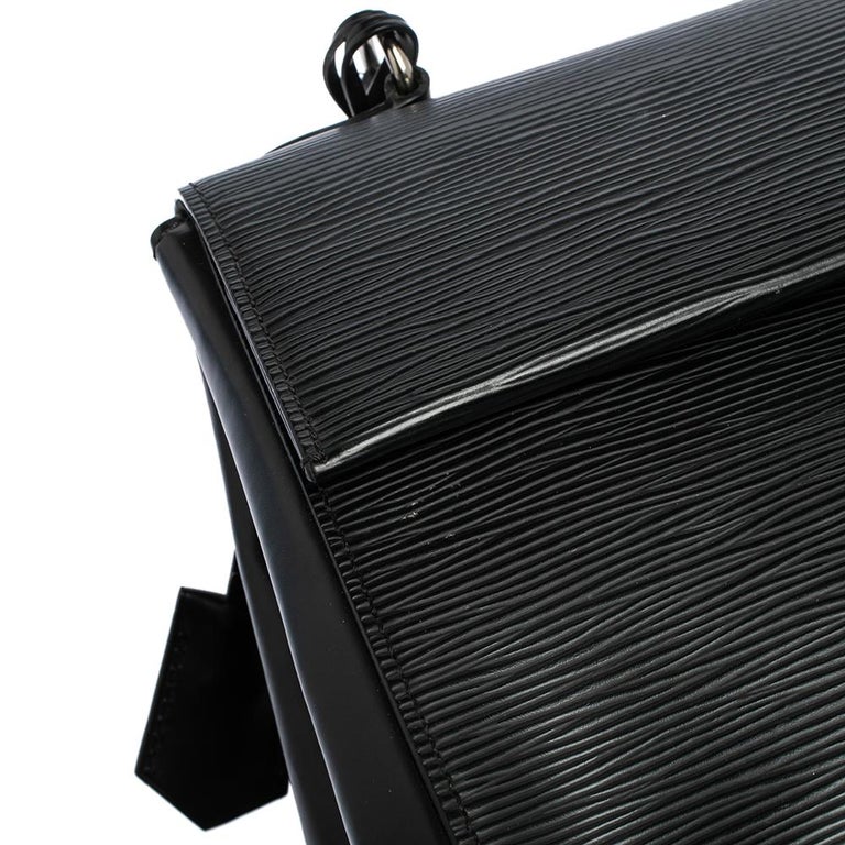 Louis Vuitton Black Epi Leather Cluny BB Bag For Sale at 1stDibs louis vuitton cluny bb black