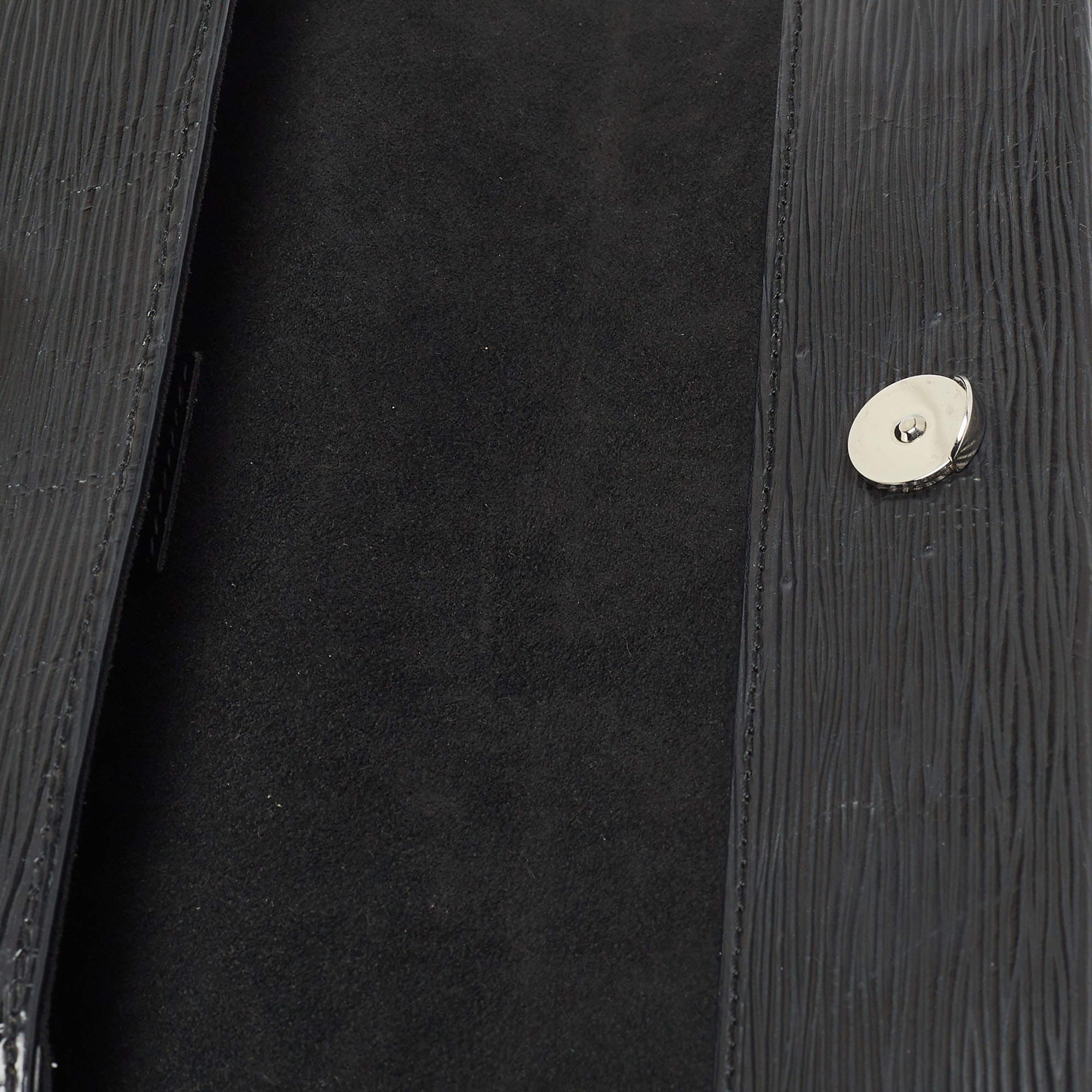Louis Vuitton Black Epi Leather Cluny BB Bag 4