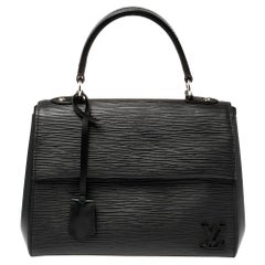Louis Vuitton Black Epi Leather Cluny BB Shoulder Bag