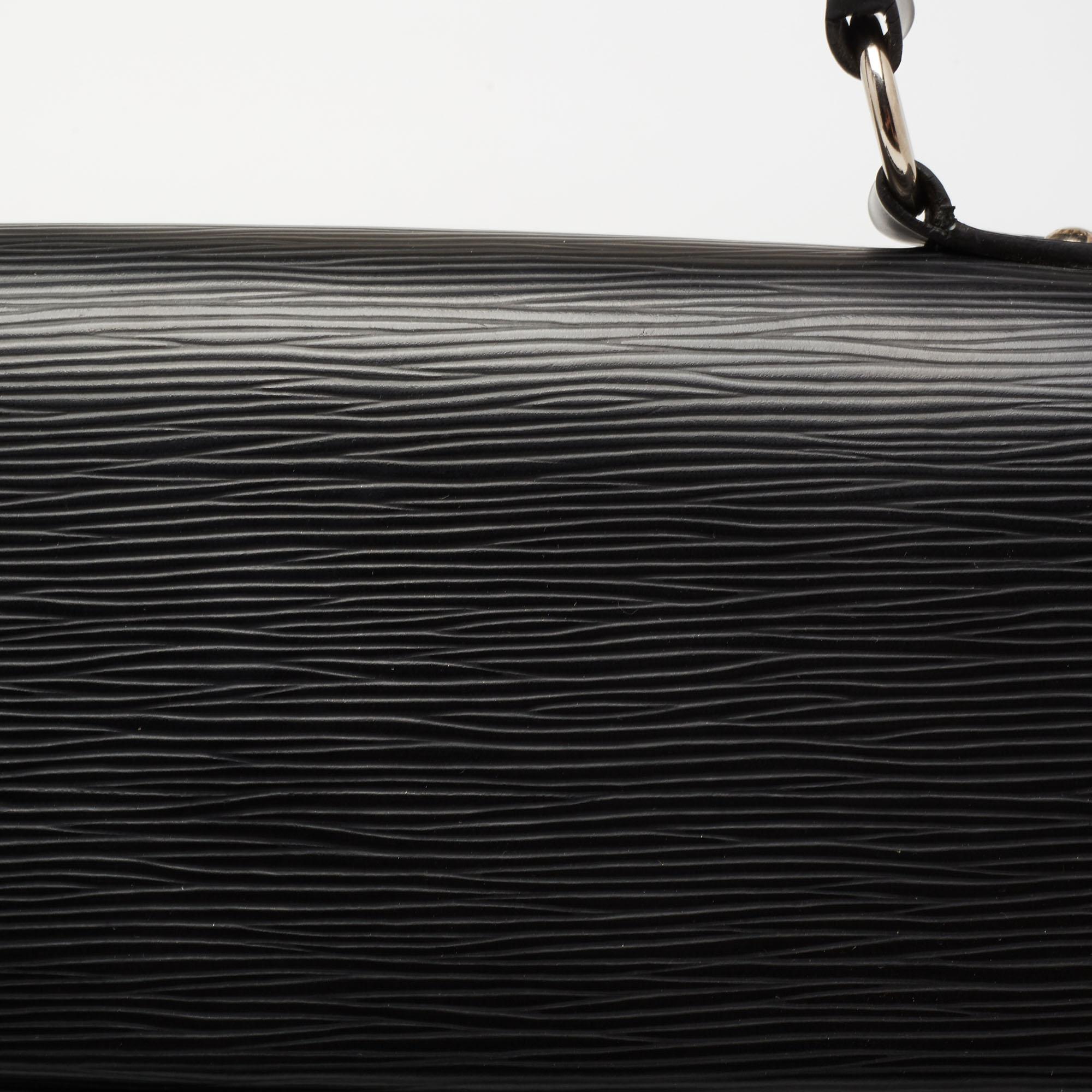 Louis Vuitton Black Epi Leather Cluny MM Bag 6