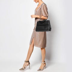 Louis Vuitton Black Epi Leather Cluny MM Bag