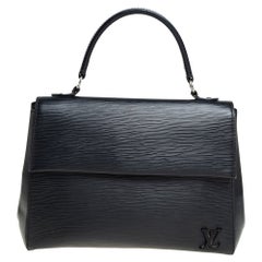 Louis Vuitton Black Epi Leather Cluny MM Bag