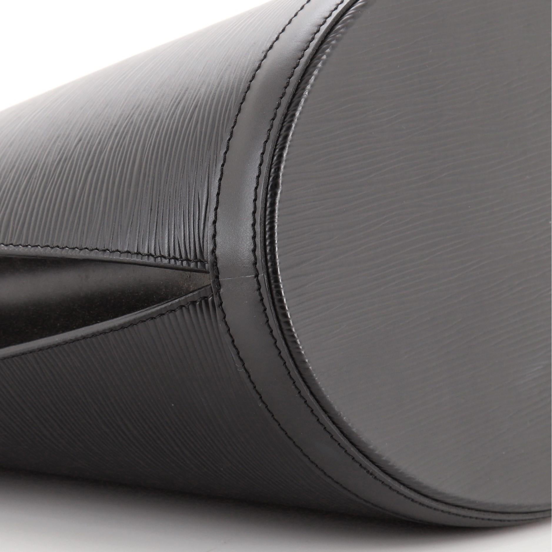 Louis Vuitton Louis Vuitton Schwarz Epi Leder Cluny Umhängetasche im Angebot 2