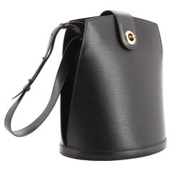 Louis Vuitton Louis Vuitton Schwarz Epi Leder Cluny Umhängetasche