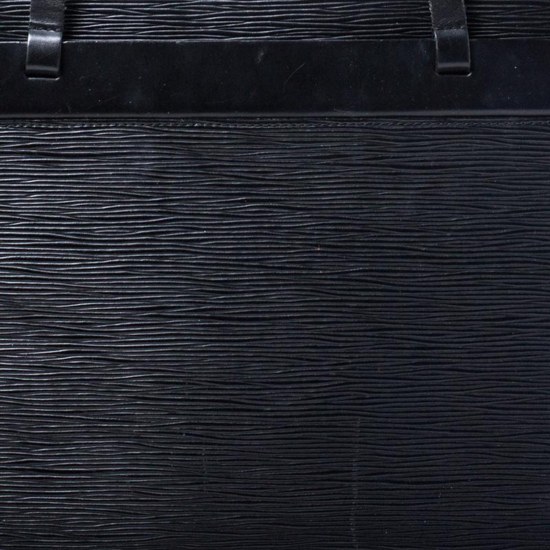 Louis Vuitton Black Epi Leather Croisette PM Bag 5