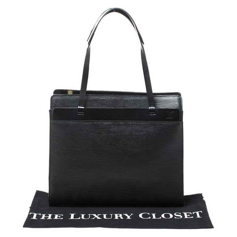 Louis Vuitton Black Epi Leather Croisette PM Bag Louis Vuitton