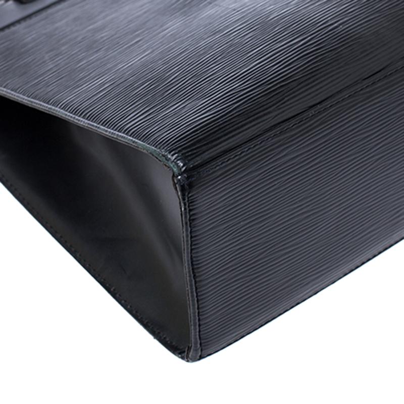 Louis Vuitton Black Epi Leather Croisette PM Bag 4