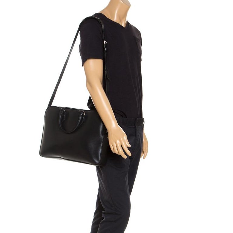 Louis Vuitton Black Epi Leather Dandy MM Bag For Sale at 1stDibs