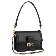 Louis Vuitton Black Epi Leather Dauphine MM Bag