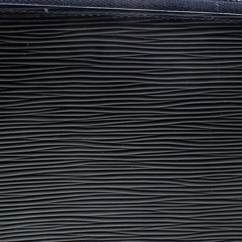 Louis Vuitton Black Epi Leather Documents Portfolio Pochette 1