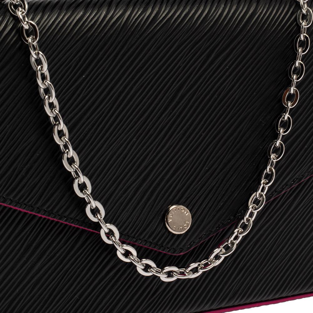 Louis Vuitton Black Epi Leather Felicie Pochette 3