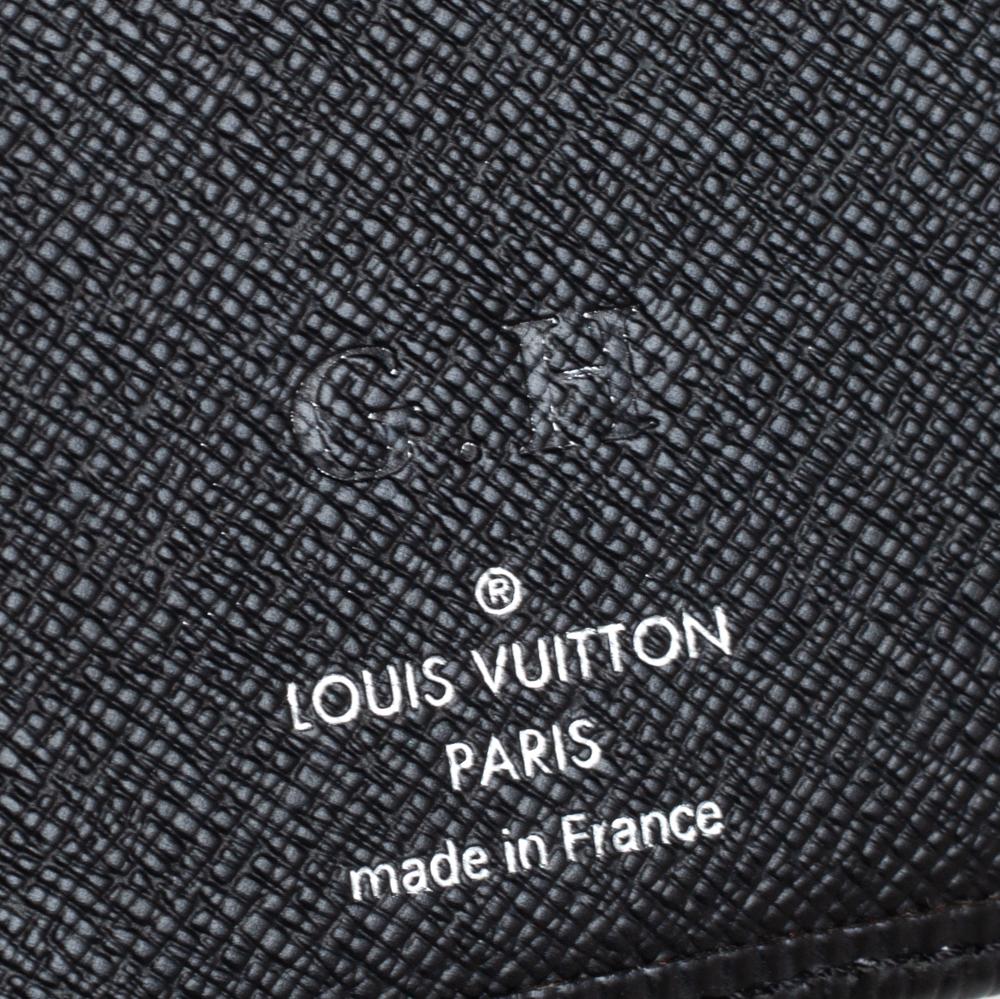 Louis Vuitton Black Epi Leather French Purse Wallet 6