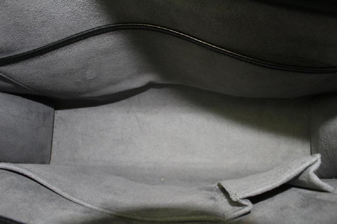 Women's Louis Vuitton Black Epi Leather Gemeaux Tote Bag  913lv9 For Sale