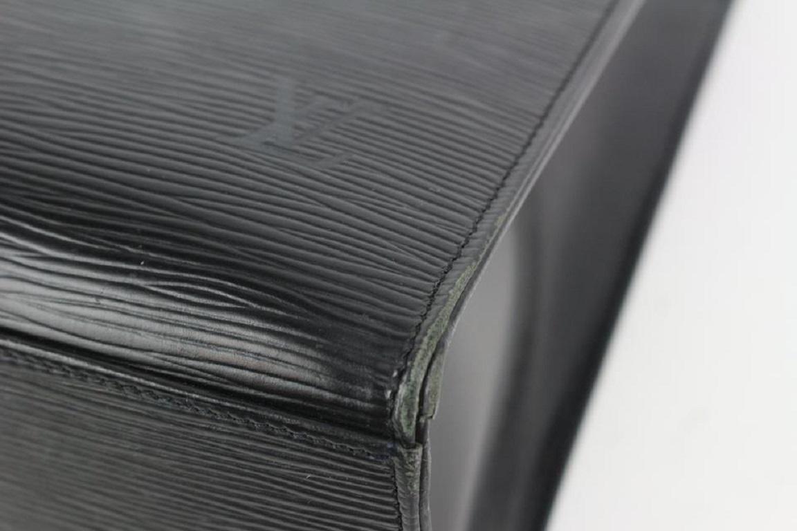Louis Vuitton Black Epi Leather Gemeaux Tote Bag  913lv9 For Sale 5