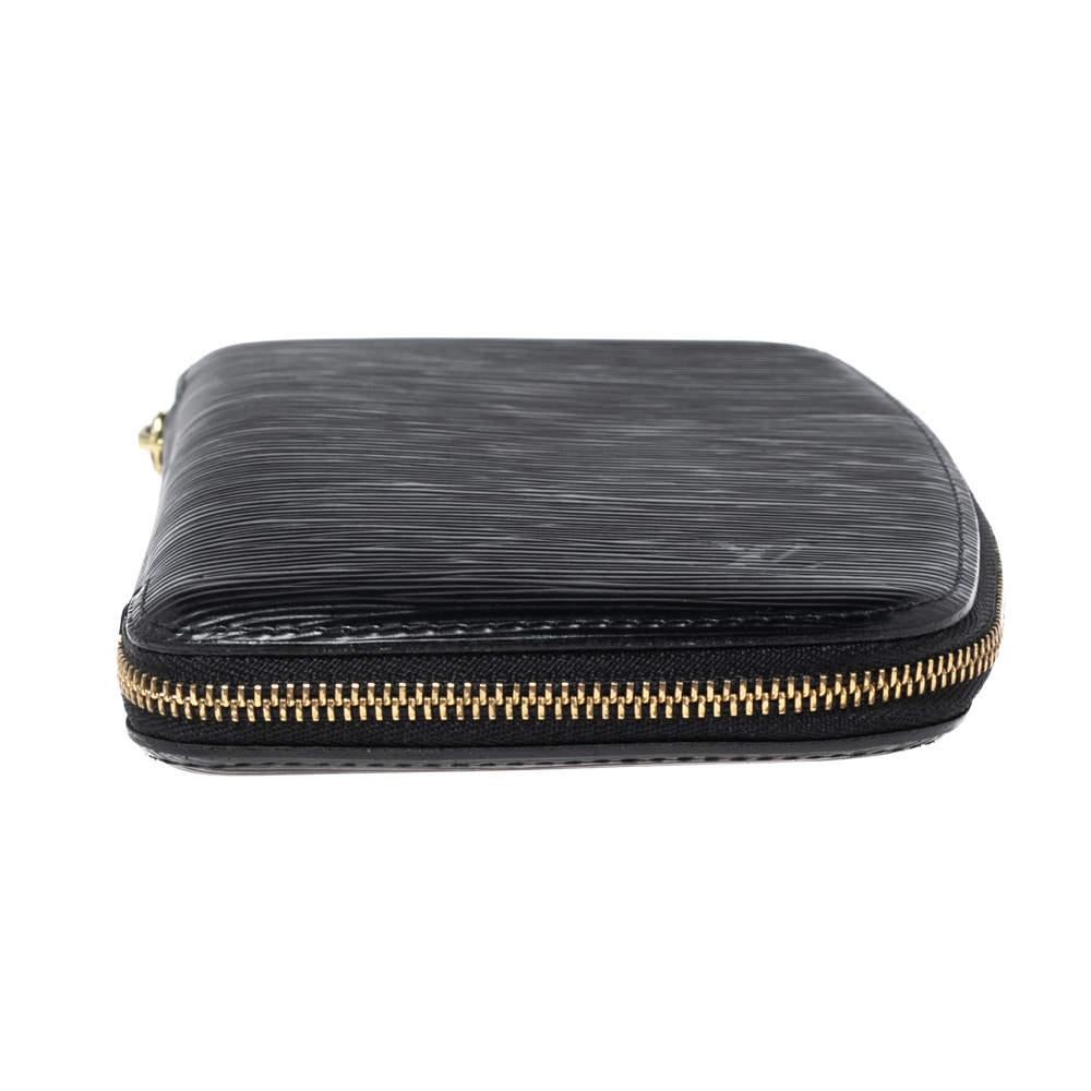 Louis Vuitton Black Epi Leather Geode Organizer Zippy Wallet 5