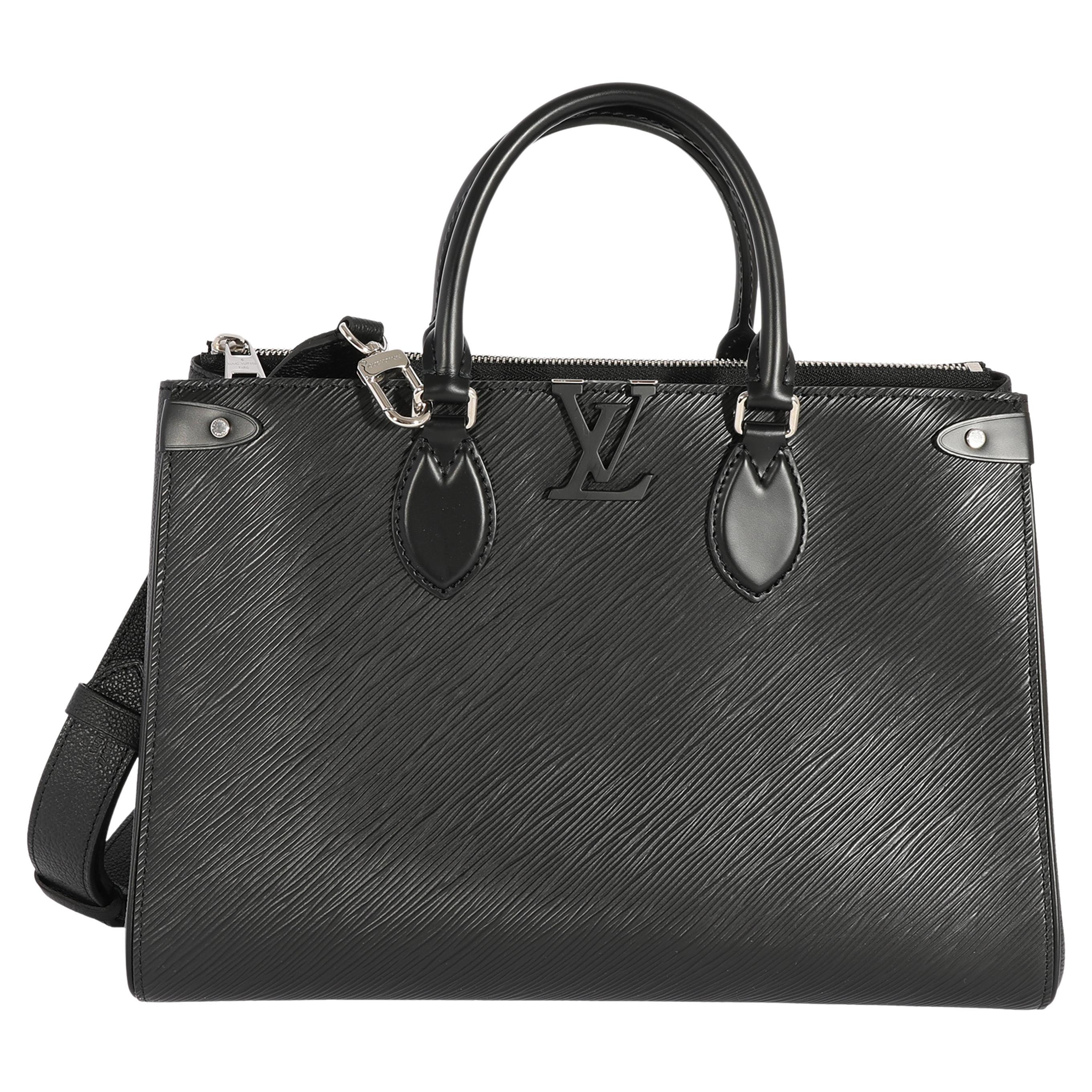 Louis Vuitton Black Epi Leather Grenelle MM Tote