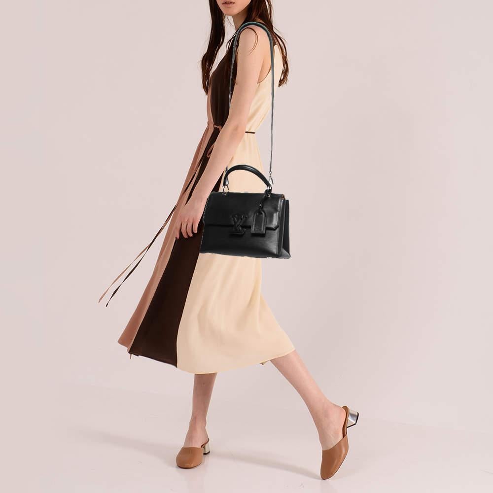 Louis Vuitton Black Epi Leather Grenelle PM Bag In Good Condition In Dubai, Al Qouz 2