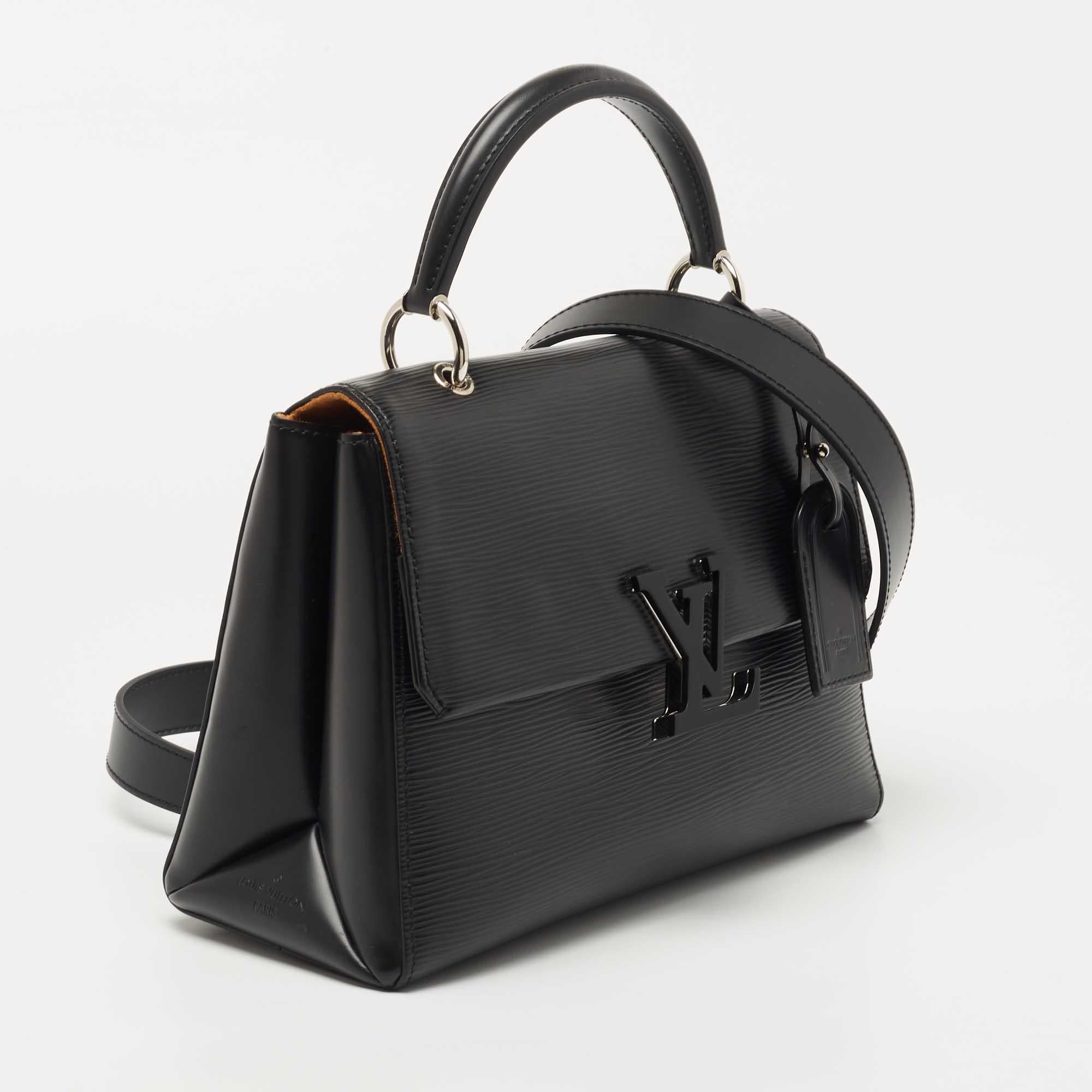 Women's Louis Vuitton Black Epi Leather Grenelle PM Bag