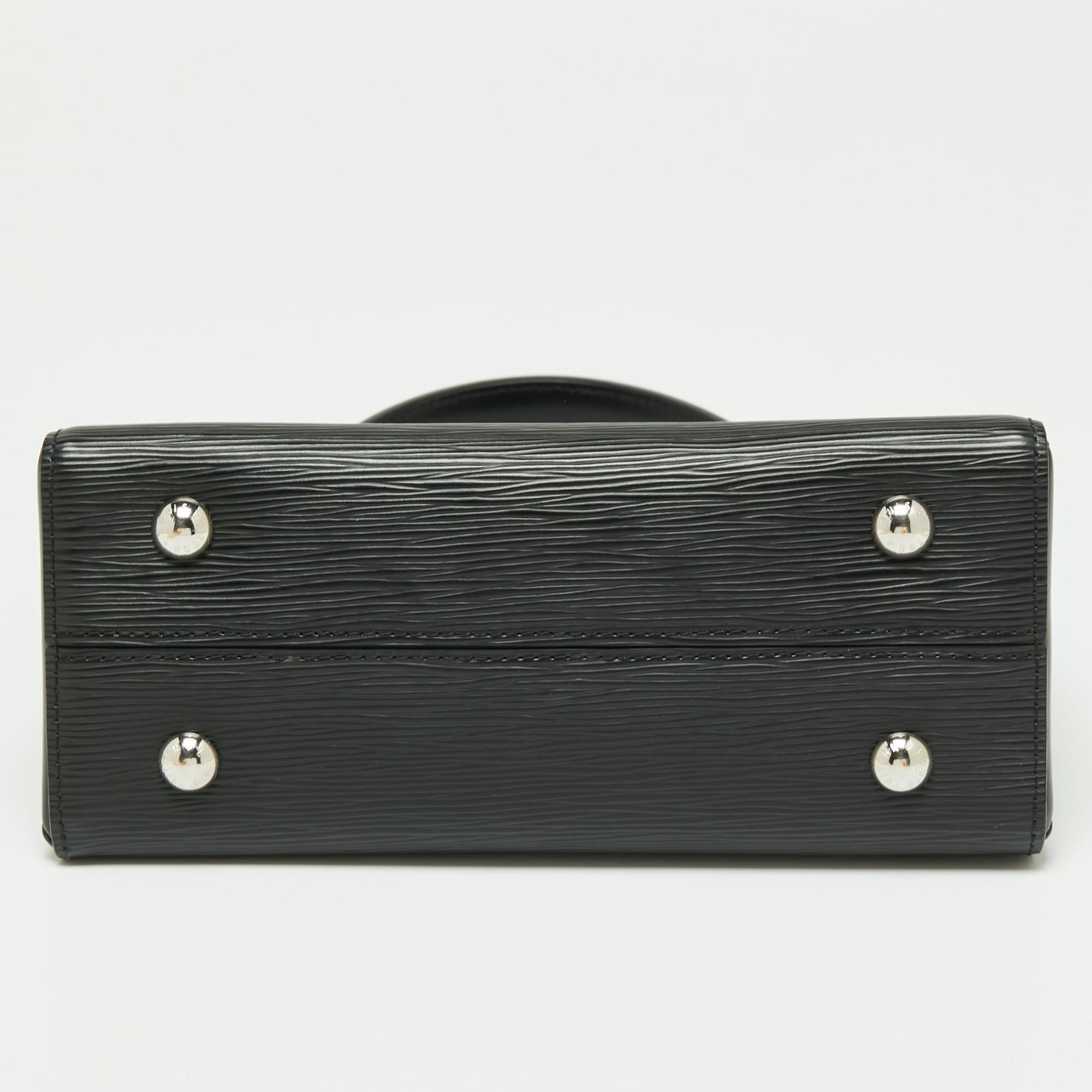 Louis Vuitton Black Epi Leather Grenelle PM Bag 1