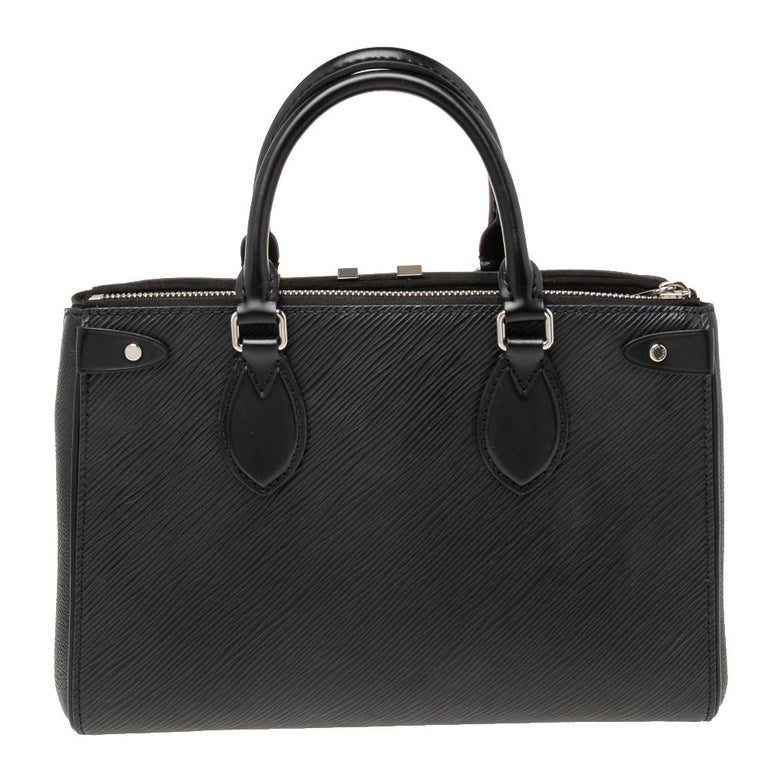 LOUIS VUITTON Grenelle PM Epi Leather Shoulder Bag Black