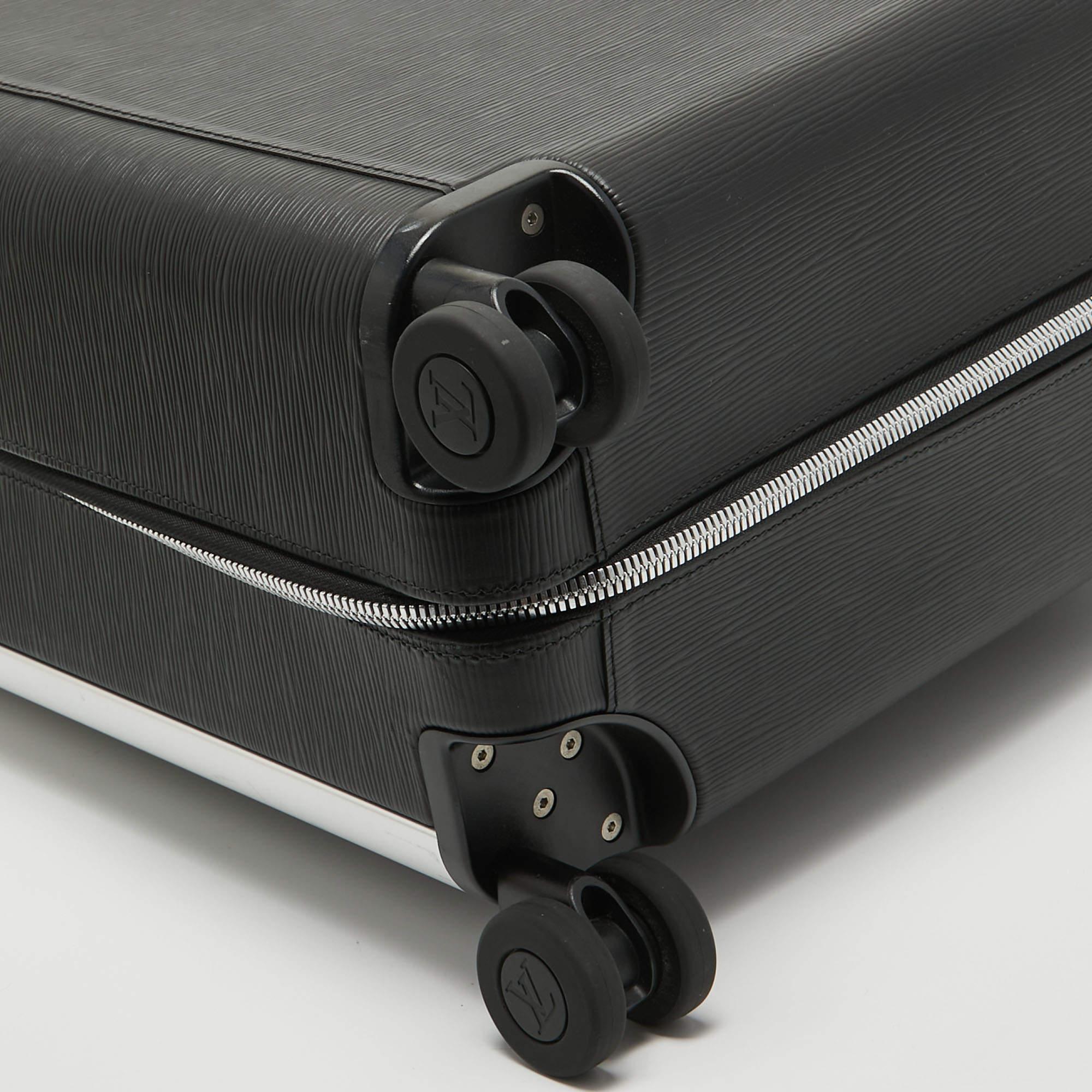 Louis Vuitton Black Epi Leather Horizon 55 Suitcase For Sale 9