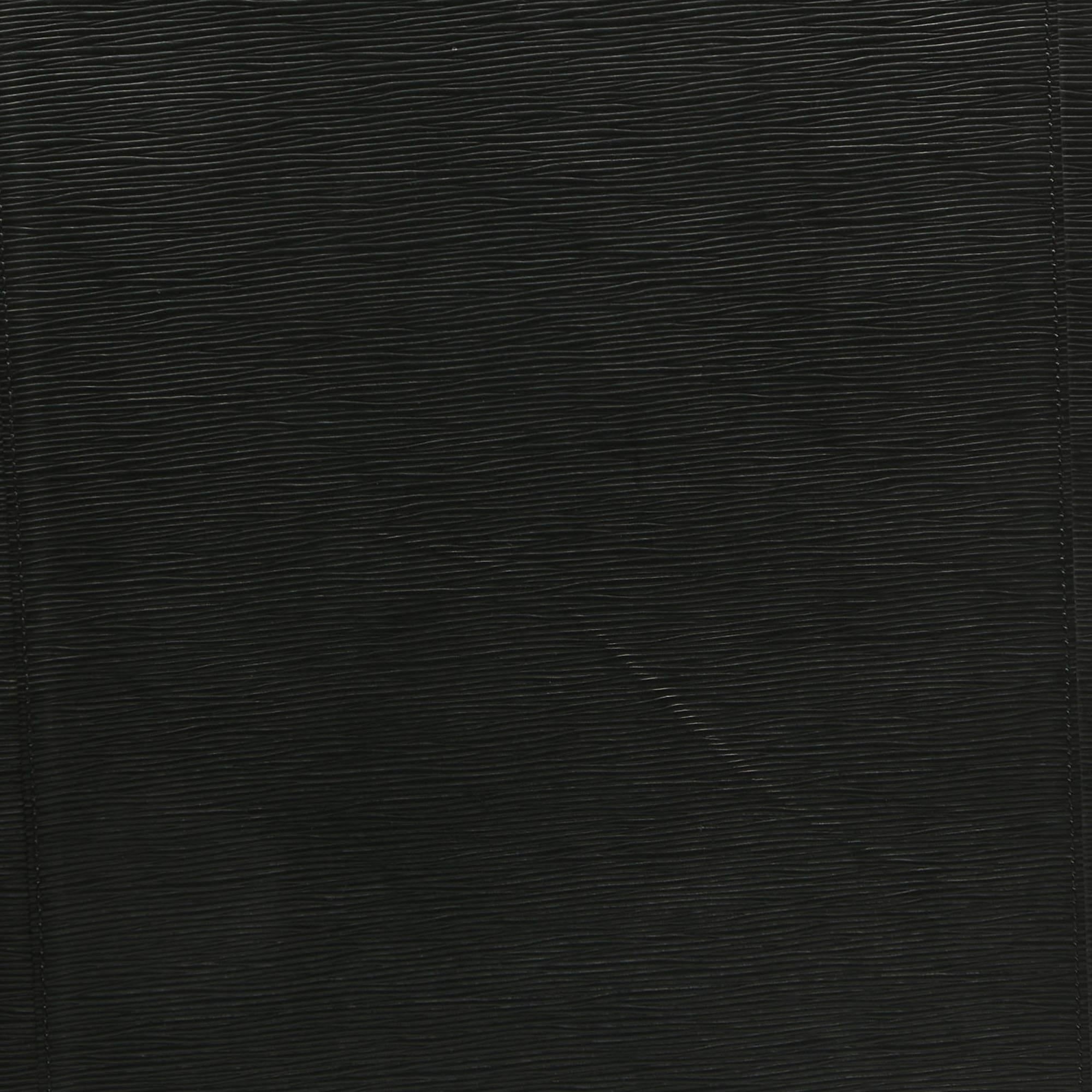 Louis Vuitton Black Epi Leather Horizon 55 Suitcase 1