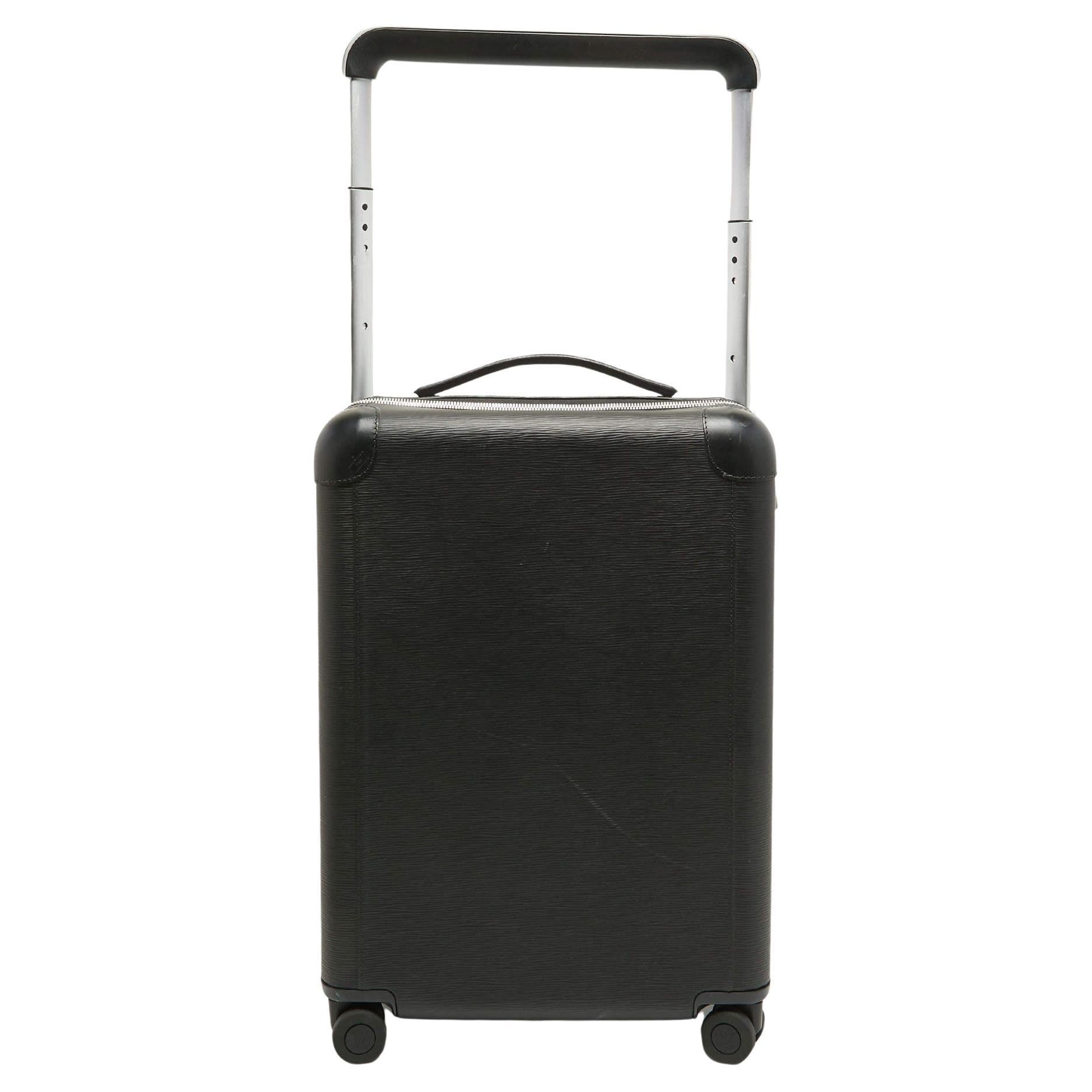 Louis Vuitton Black Epi Leather Horizon 55 Suitcase For Sale