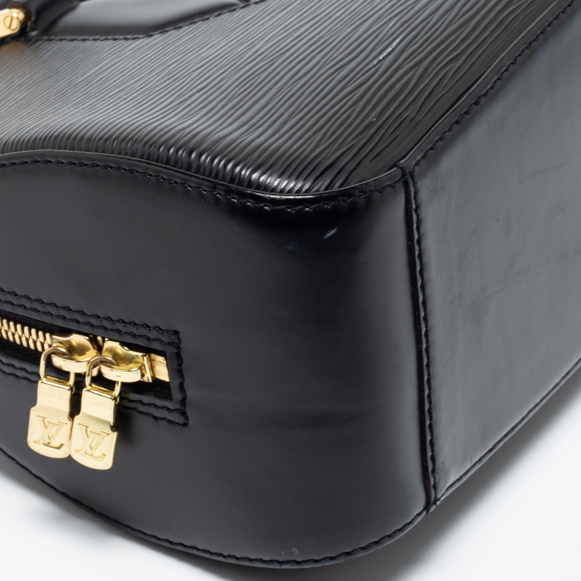 Louis Vuitton Black Epi Leather Jasmin Bag 8