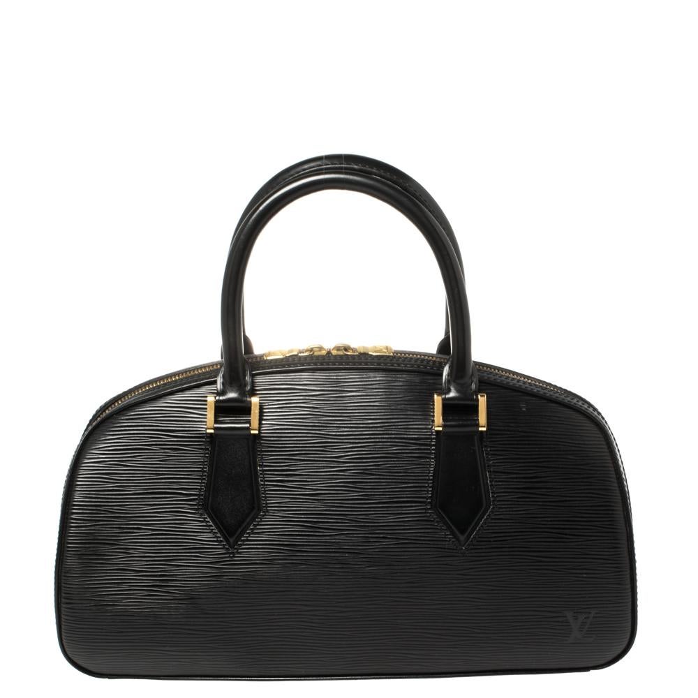 Louis Vuitton Black Epi Leather Jasmin Bag In Good Condition In Dubai, Al Qouz 2