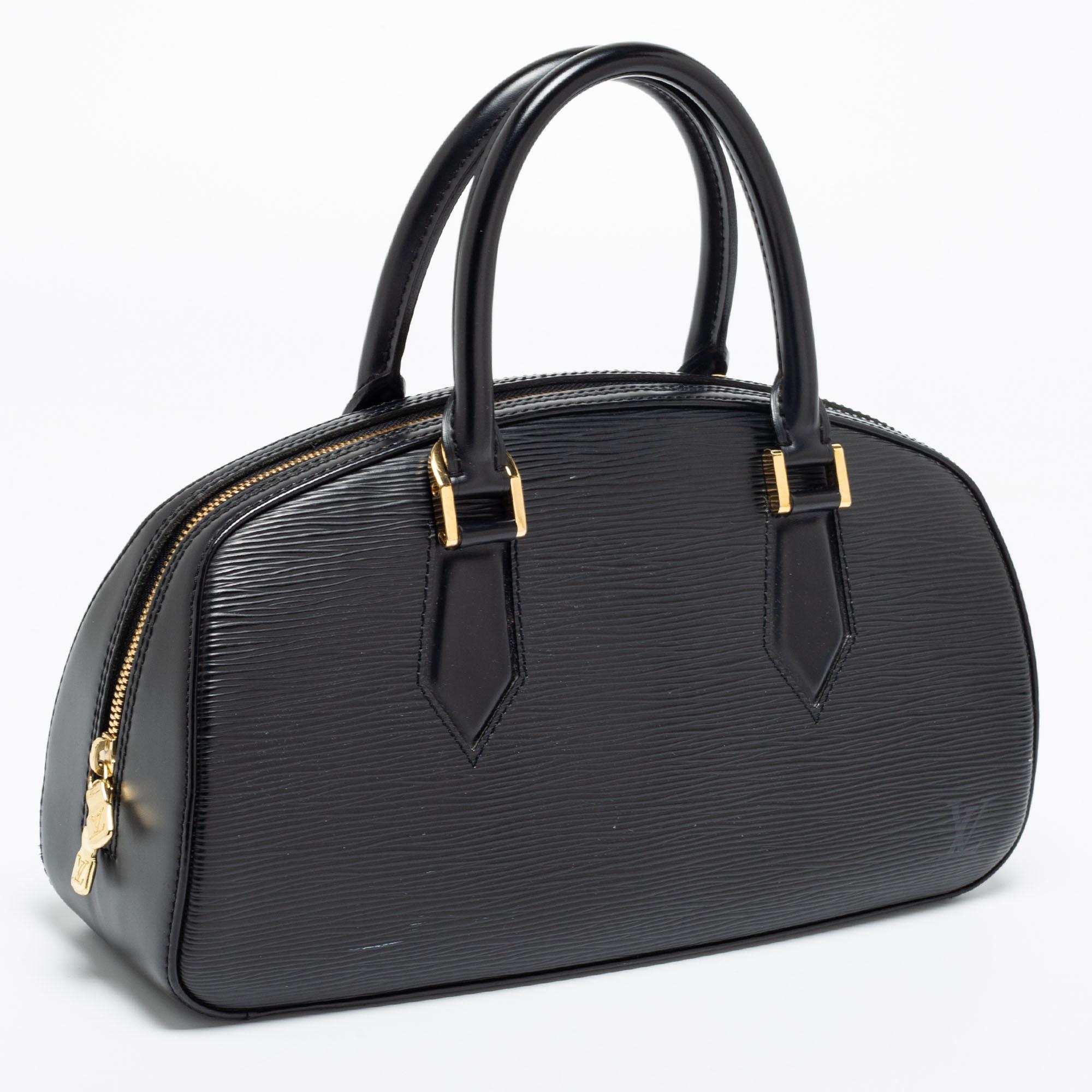 Women's Louis Vuitton Black Epi Leather Jasmin Bag