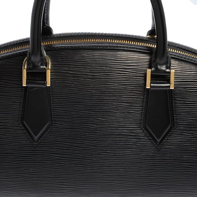 Sold at Auction: Louis Vuitton, LOUIS VUITTON JASMIN BAG BLACK EPI