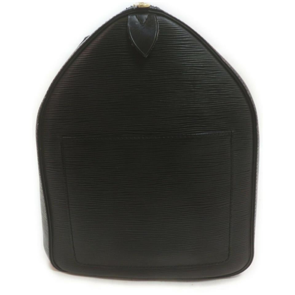 Louis Vuitton Black Epi Leather Keepall 50 Duffle bag 862432 1