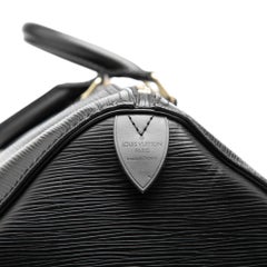 Louis Vuitton Vintage Black Epi Leather Keepall Unisex Travel Bag size 55