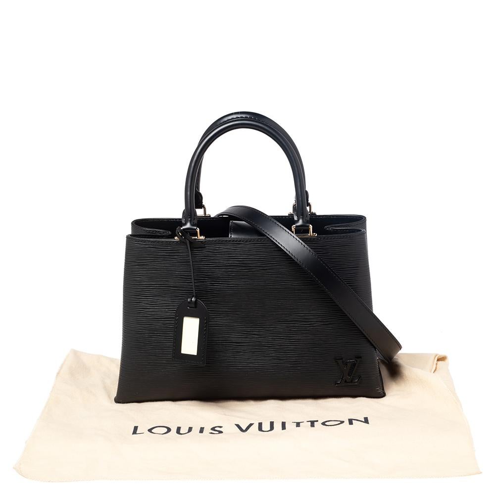 Louis Vuitton Black Epi Leather Kleber PM Bag 7