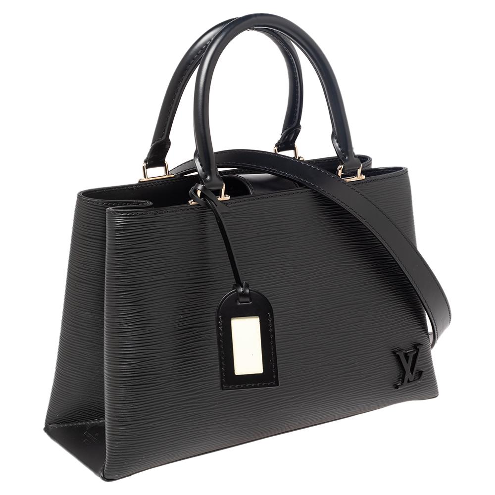 Women's Louis Vuitton Black Epi Leather Kleber PM Bag
