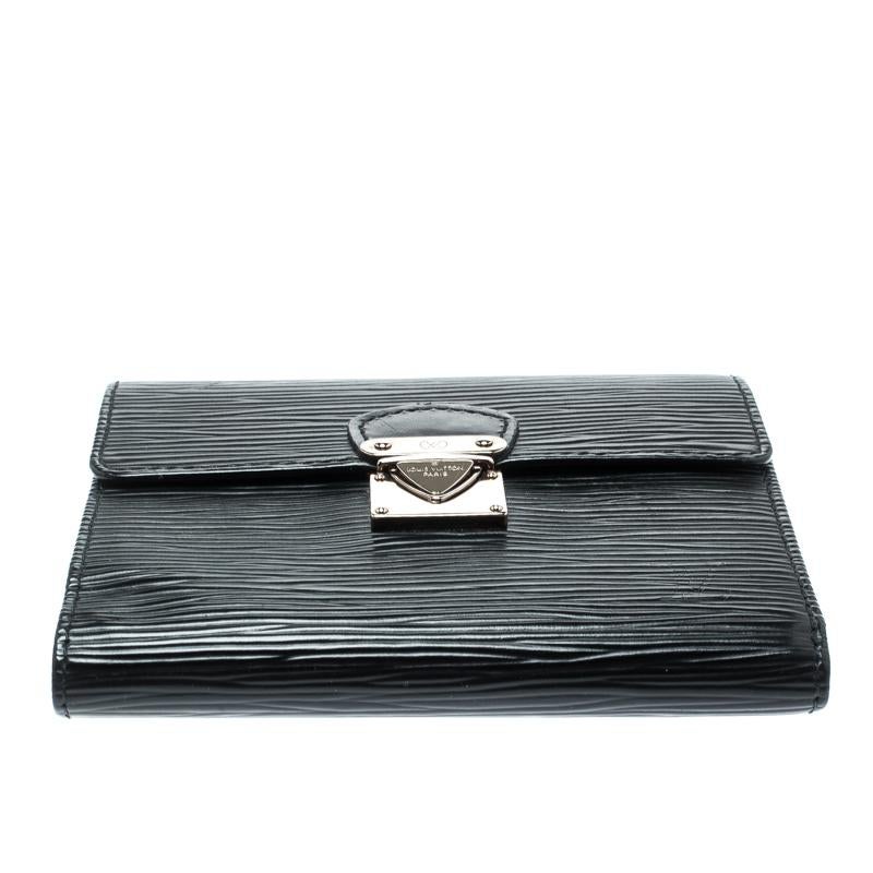 Louis Vuitton Black Epi Leather Koala Wallet 3