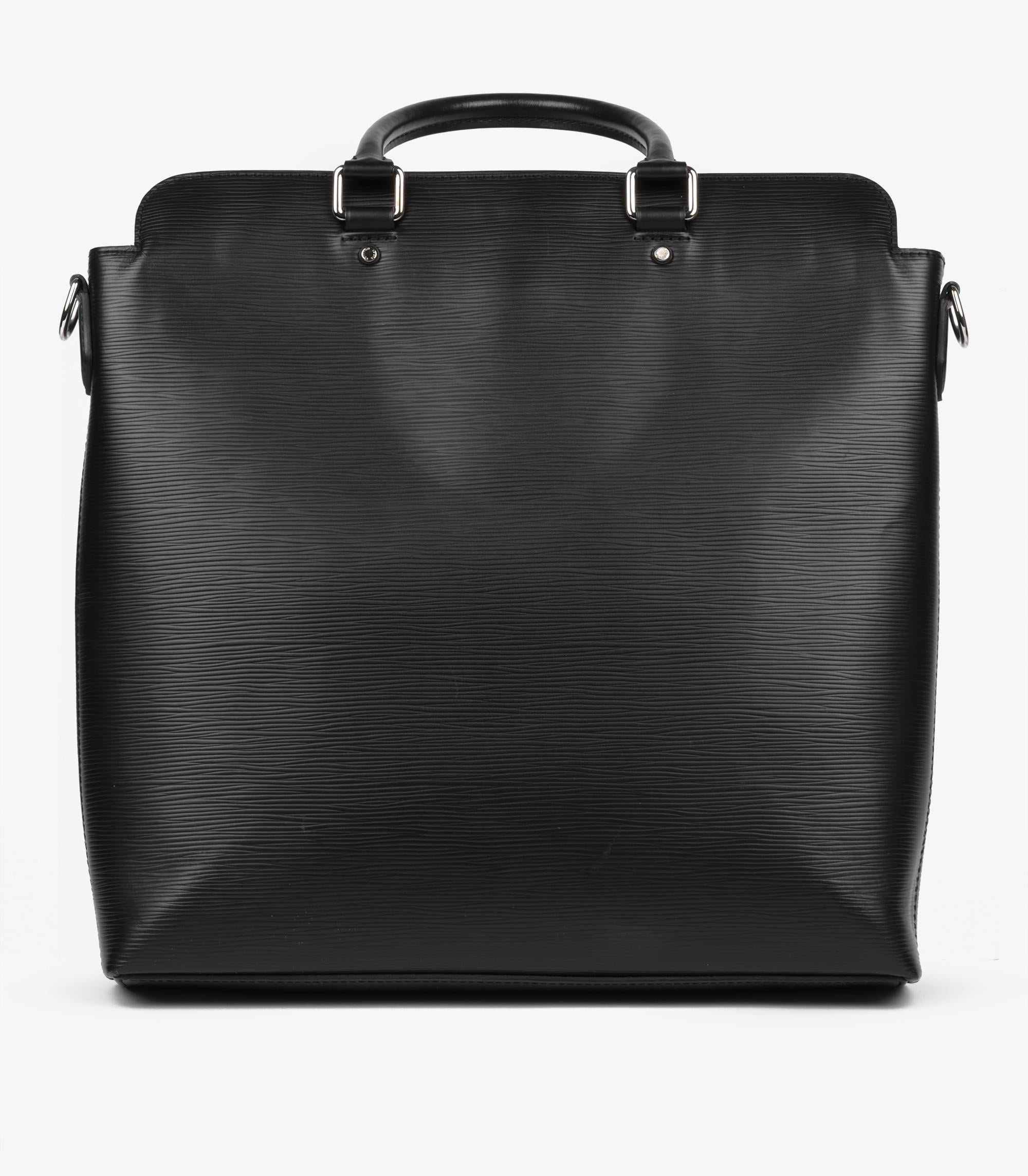 Louis Vuitton Large Brooks Tote en cuir épi noir Excellent état - En vente à Bishop's Stortford, Hertfordshire