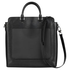 Louis Vuitton Schwarz Epi Leder Große Brooks Tragetasche