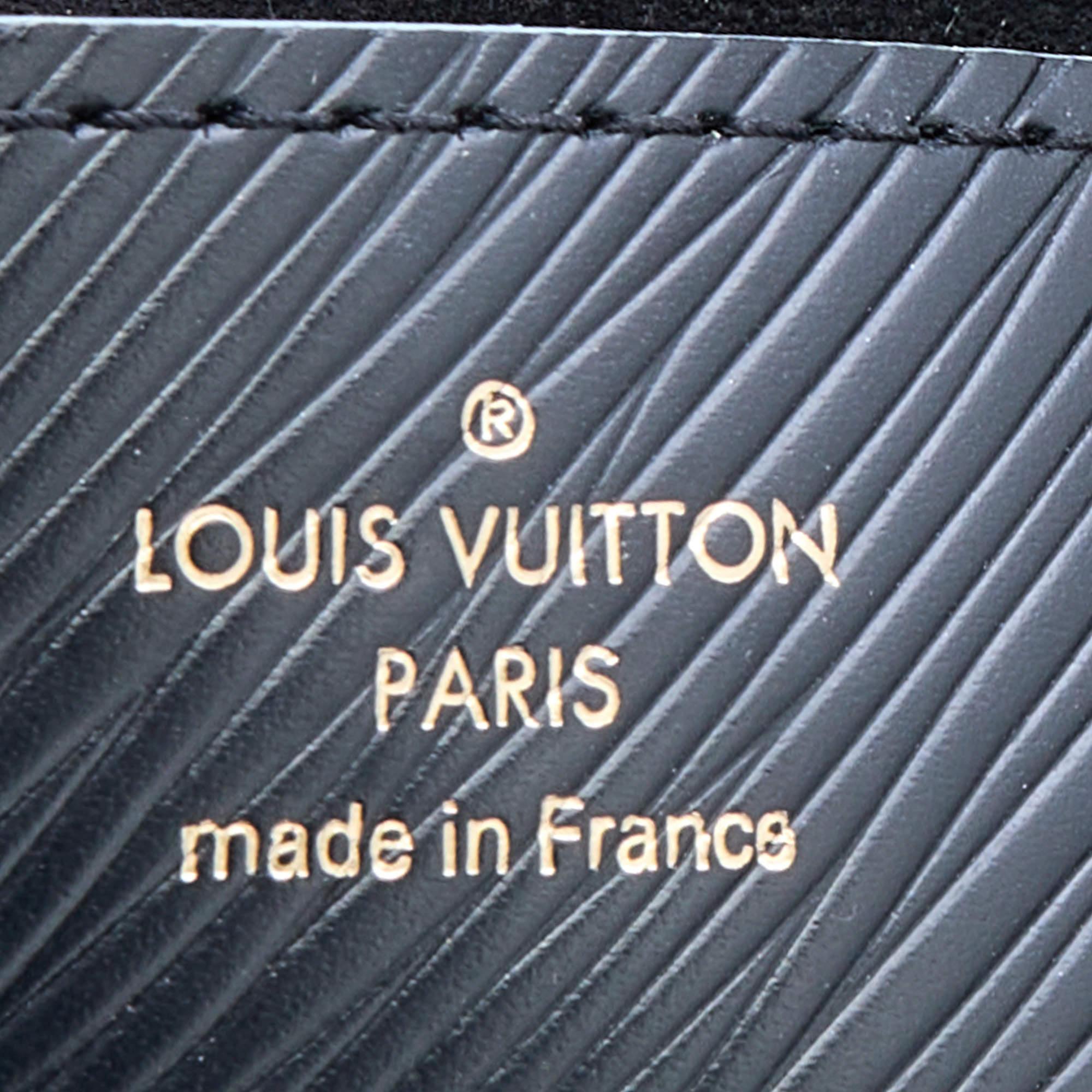 Women's Louis Vuitton Black Epi Leather Limited Edition Flower Twist Bag