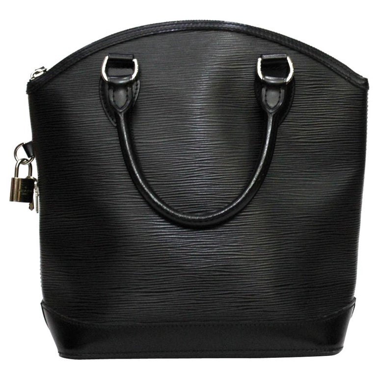 Louis Vuitton Black Epi Leather Lockit Bag For Sale at 1stdibs