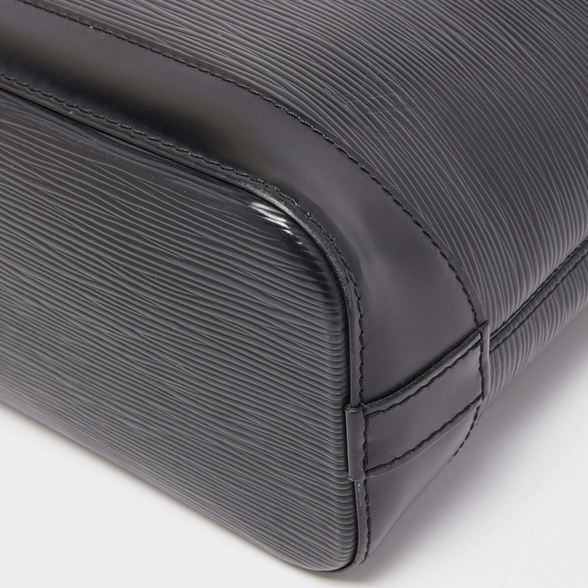 Louis Vuitton Black Epi Leather Lockit Vertical Bag 7
