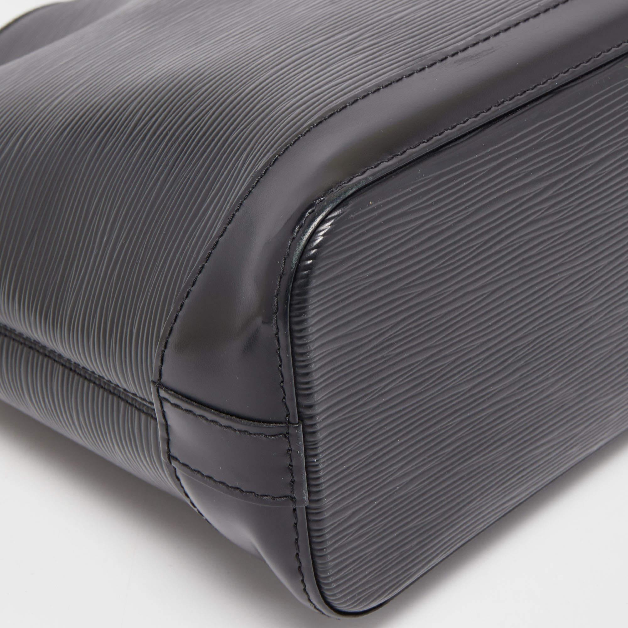 Louis Vuitton Black Epi Leather Lockit Vertical Bag 8