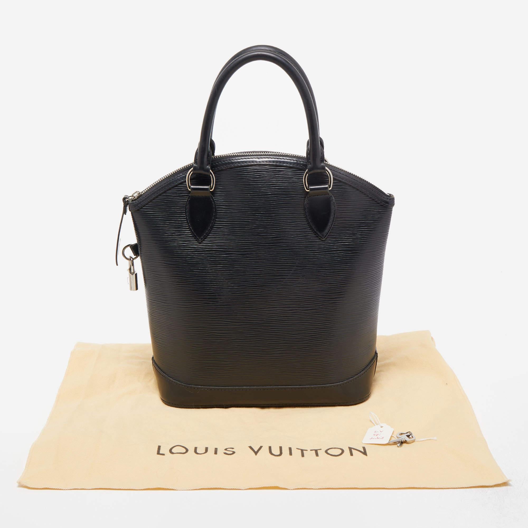 Louis Vuitton Black Epi Leather Lockit Vertical Bag 10