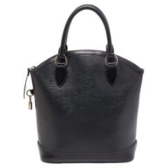 Louis Vuitton Black Epi Leather Lockit Vertical Bag