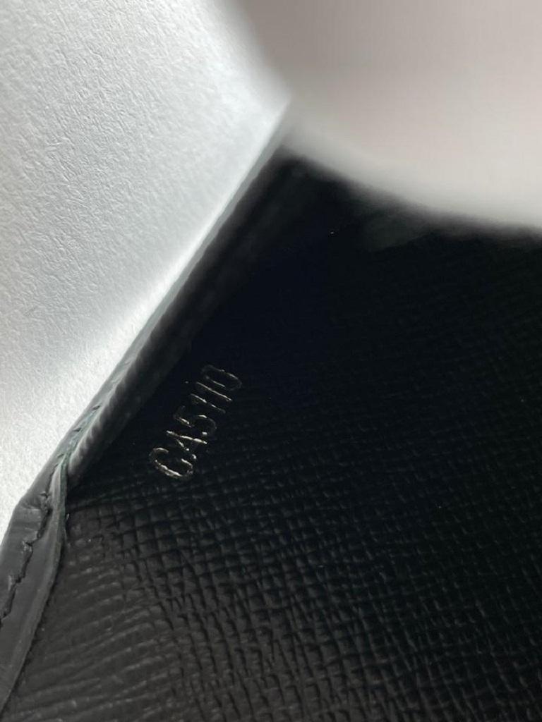 Noir Louis Vuitton Black Epi Leather Long Bifold Card Holder Wallet Brazza James5l520 en vente