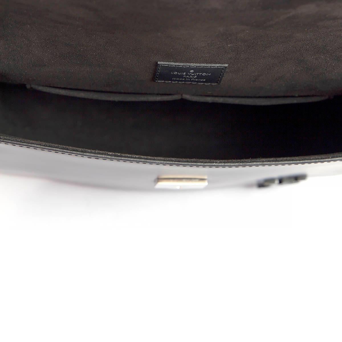 LOUIS VUITTON black Epi leather LUNA Shoulder Bag 1