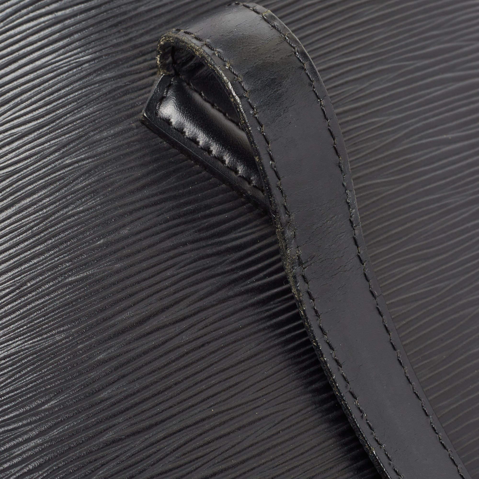 Louis Vuitton Black Epi Leather Lussac Bag 8