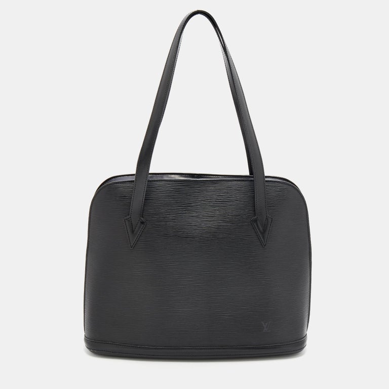 Louis Vuitton Black Epi Leather Lussac Bag at 1stDibs