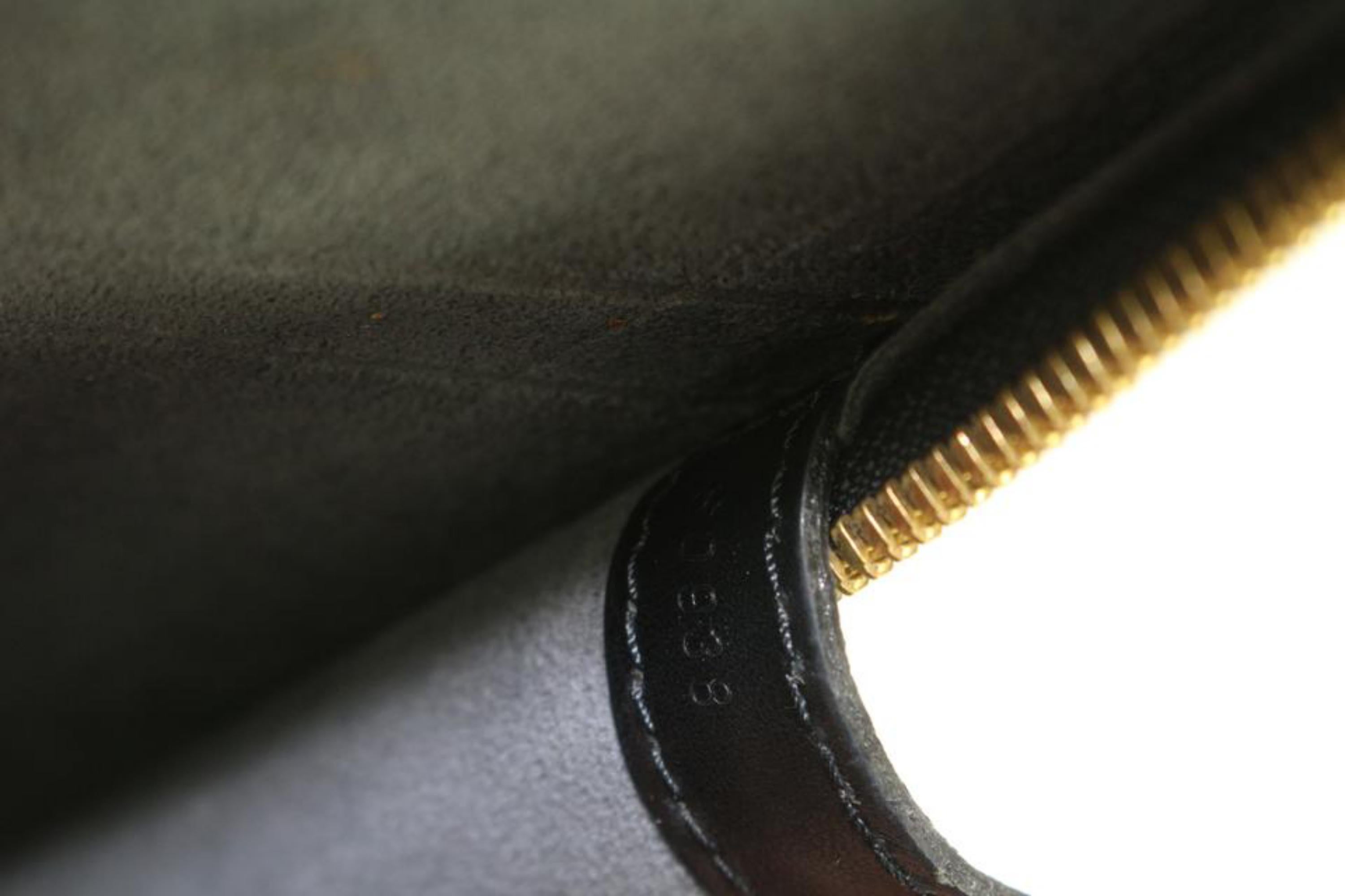 Louis Vuitton Black Epi Leather Lussac Zip Tote Bag 106lv5 For Sale 3