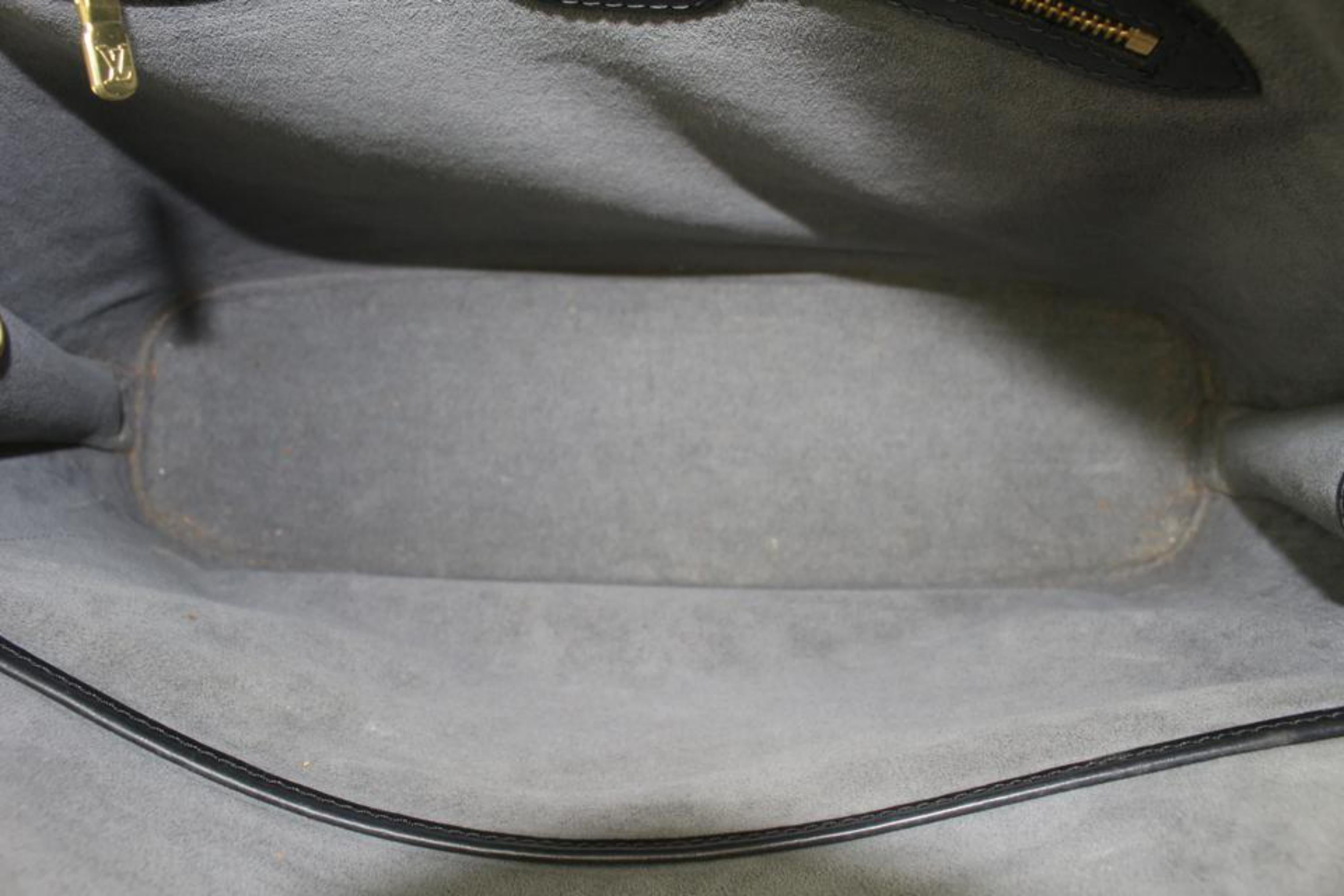 Louis Vuitton Black Epi Leather Lussac Zip Tote Bag 106lv5 For Sale 4